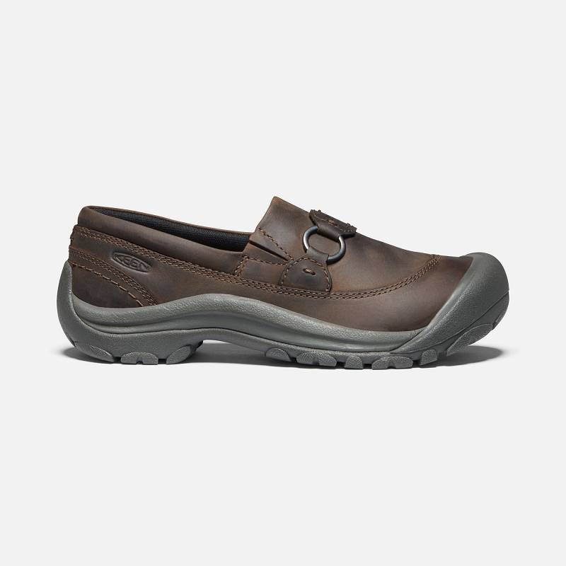 Keen Kaci III Halbschuhe Damen DE-41372 Dark Earth/Canteen - Keen Damenschuhe Braun